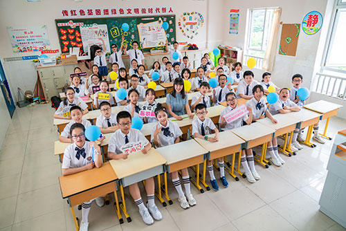 建邺小学生毕业季集体照拍摄